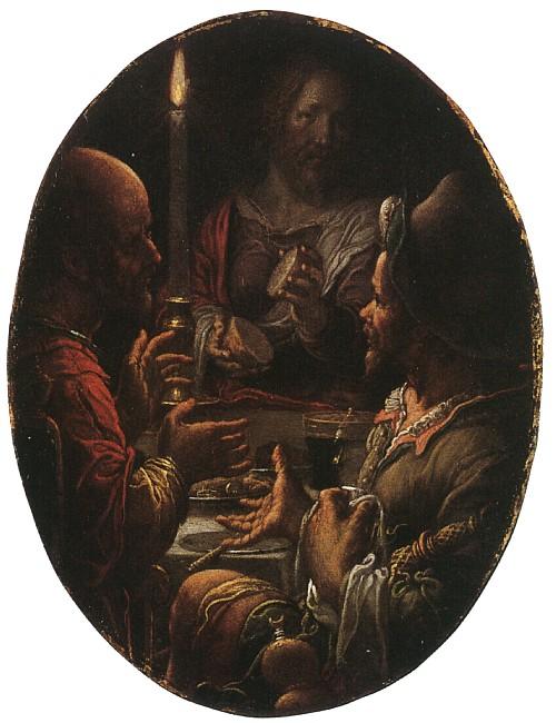 Joachim Wtewael Supper at Emmaus Germany oil painting art